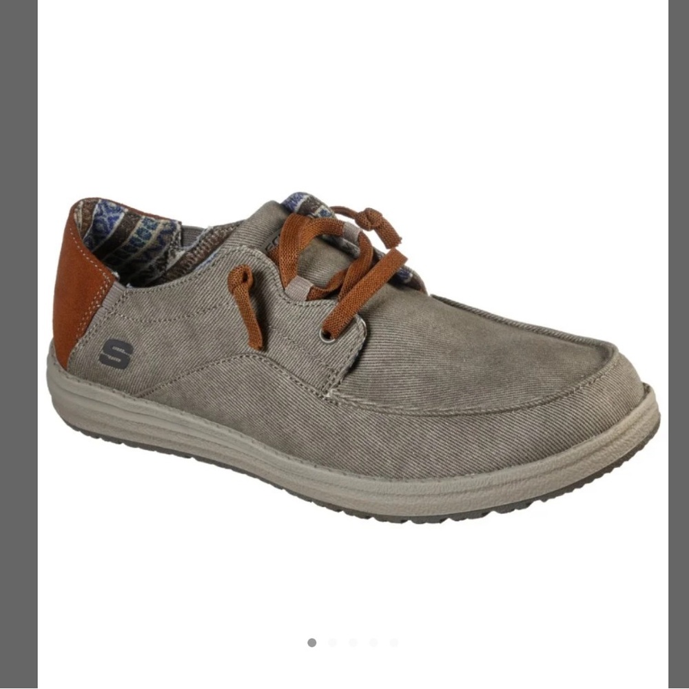 Skechers Relaxed Fit Melson Planon Canvas Slip On Shoes 210116/TPE Men's Size 12
